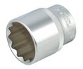 Ratchet Socket, 1/2", Double Hex, 24 mm